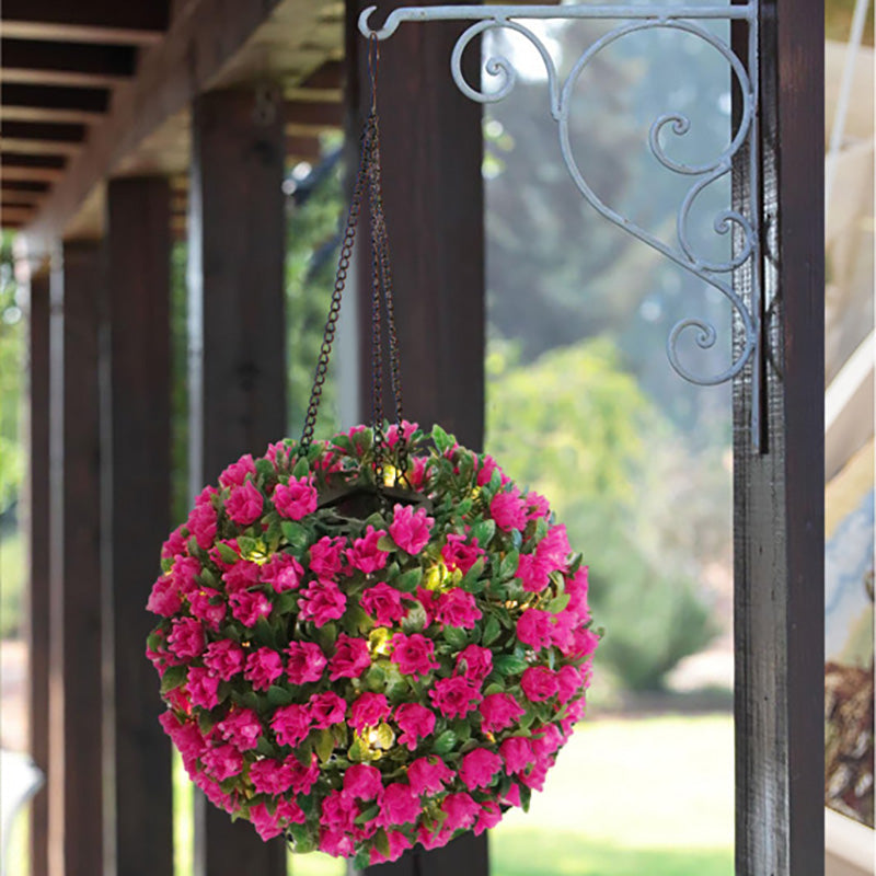 Contemporary Creative Waterproof Solar Flower Globe Plastic LED Outdoor Light For Garden | Bowlift