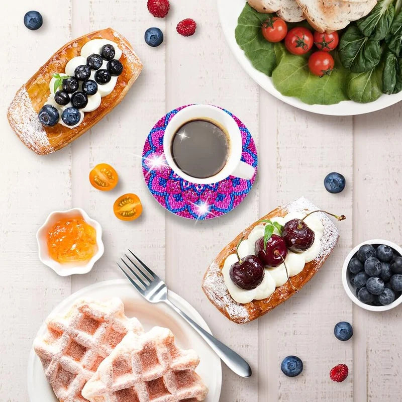 BowLift | Diamond Crafts Coaster Diamond Painting Coaster (Mandala)