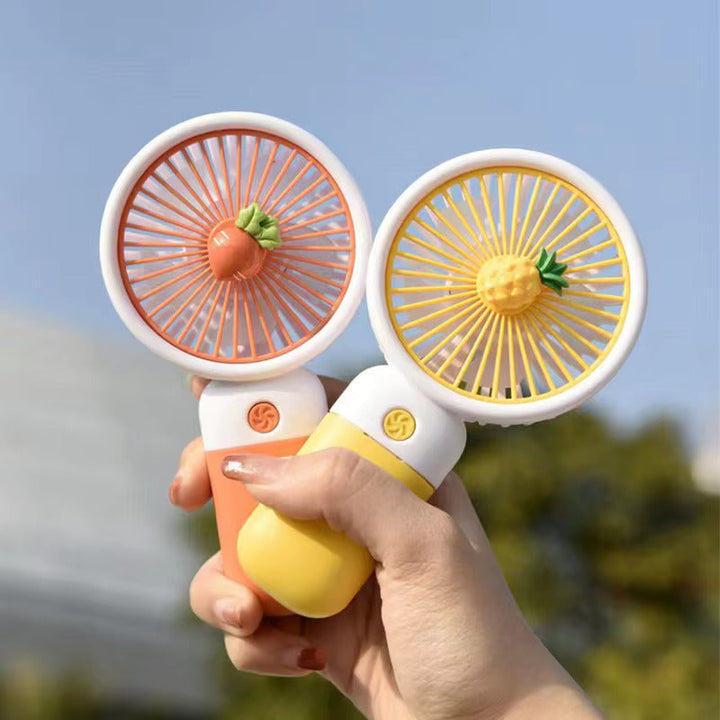 MTech Portable Handheld Fan – Strong Wind, Noiseless, Rechargeable Mini Fan With Base | Bowlift