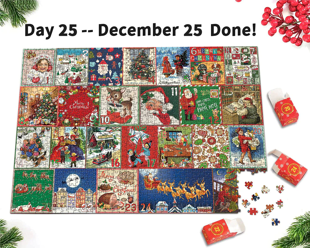 BowLift | Christmas Advent Calendar Puzzle Game 1000 Pieces