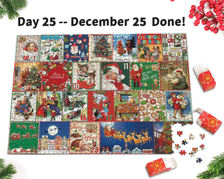 BowLift | Christmas Advent Calendar Puzzle Game 1000 Pieces