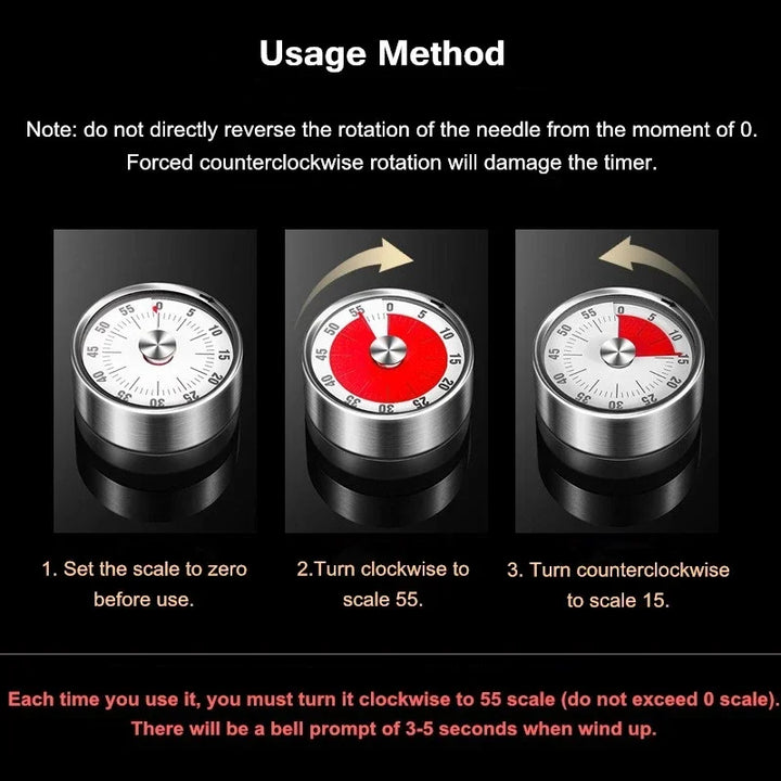 Magnetic Mechanical Manual Timer⏲ | Bowlift