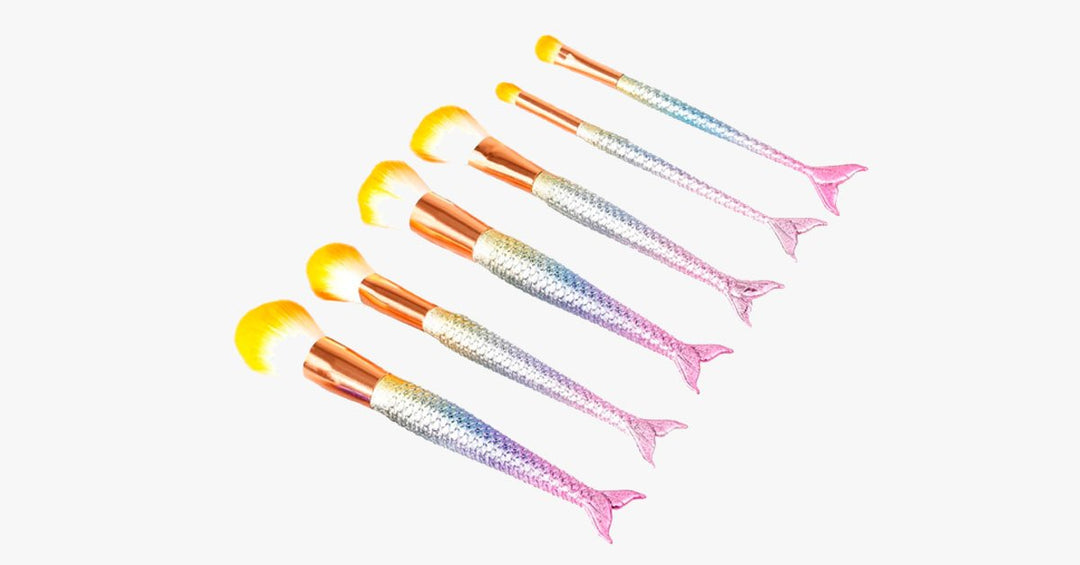BowLift | Mermaid Dream Glam Brush Set - Perfect your makeup in a glamorous way