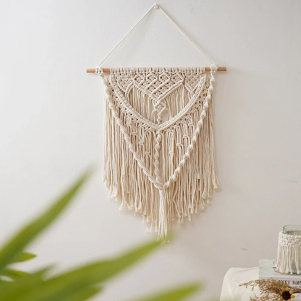 BowLift | Beige Tapestry for Modern Minimalist Decor