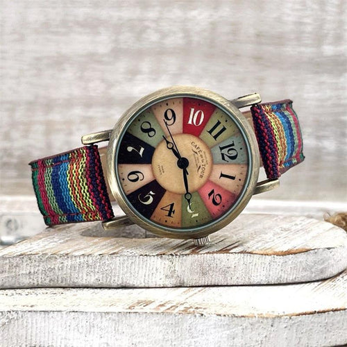 BowLift | Watches with multicolored rainbow pattern