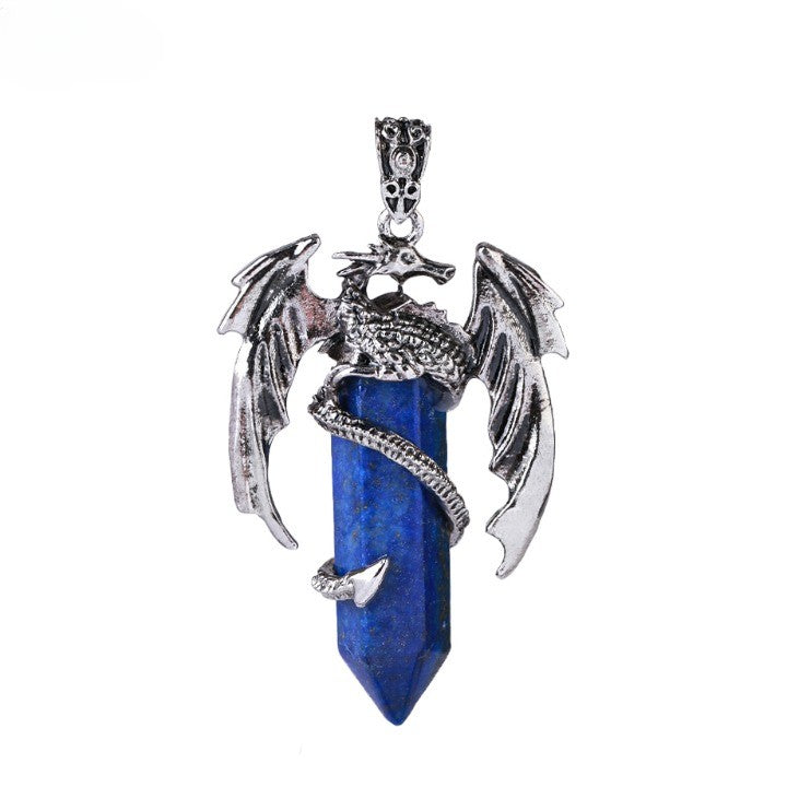 BowLift | Bohemian Style Natural Mystic Gemstone Dragon Necklace