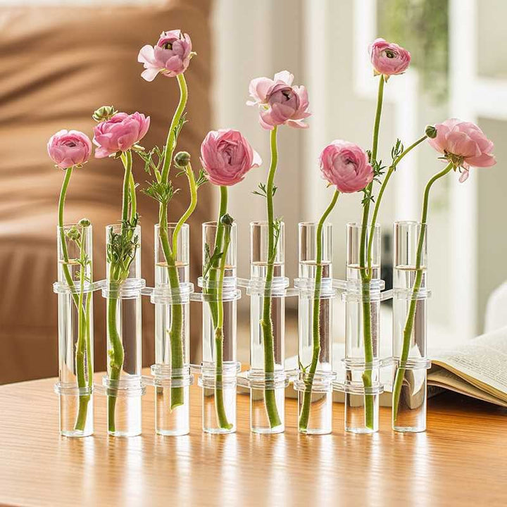 BowLift | Flexible Flower Vases with Hinges | Modern Glass Tube Vase
