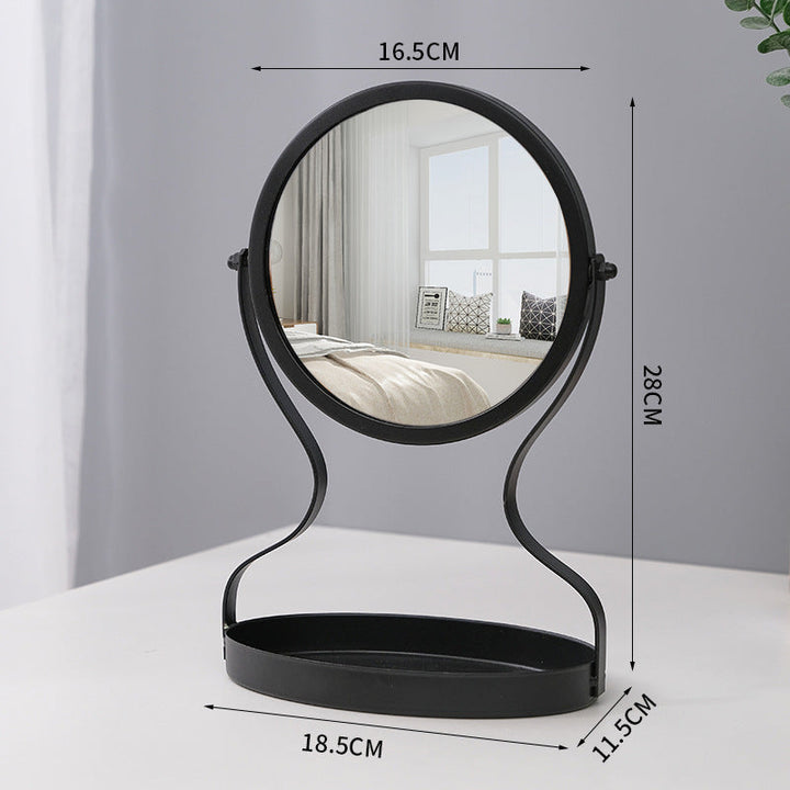 BowLift | Creative Metal Vanity Mirror with Multifunctional Jewelry Storage