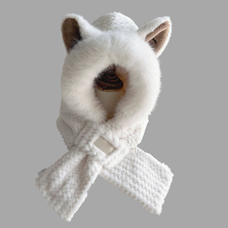 BowLift | Sweet Fox Ears 2-in-1 Hat and Scarf