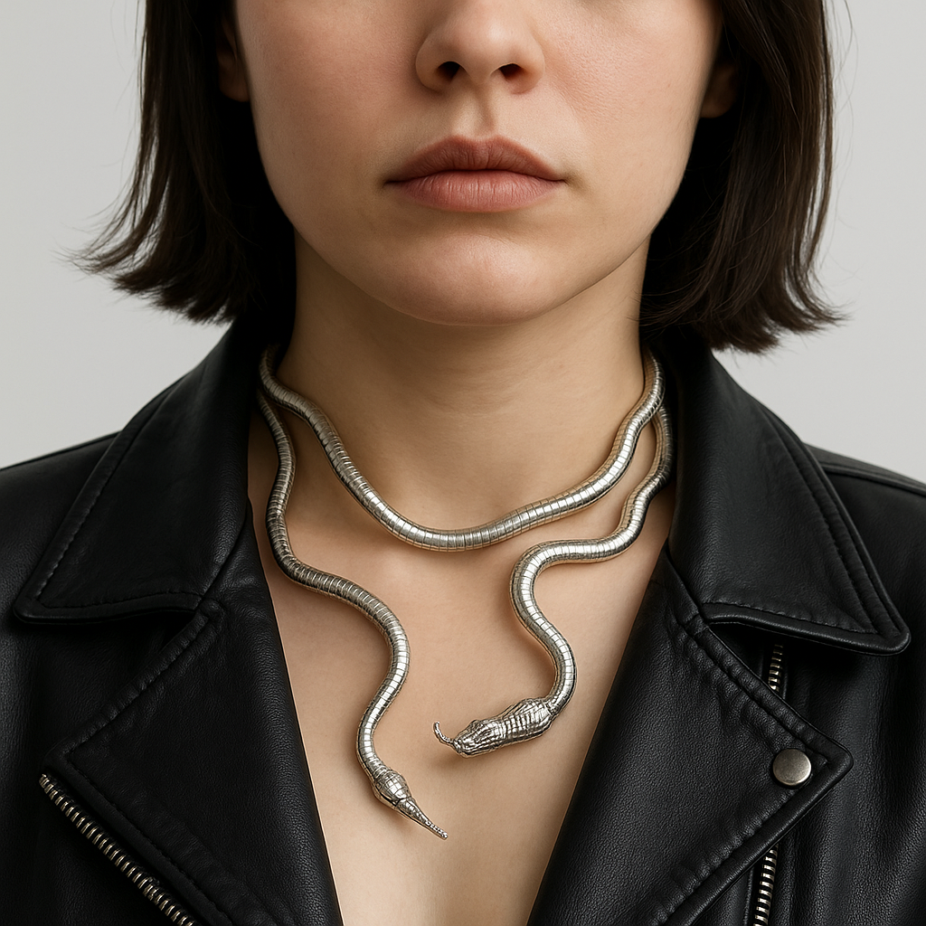 BowLift | Snake Wrap Bold Dual Necklace