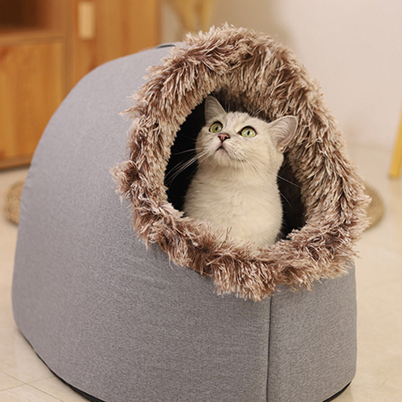 BowLift | CozyNest Animal Den Bed | Warm and comfortable hiding place for your furry friend