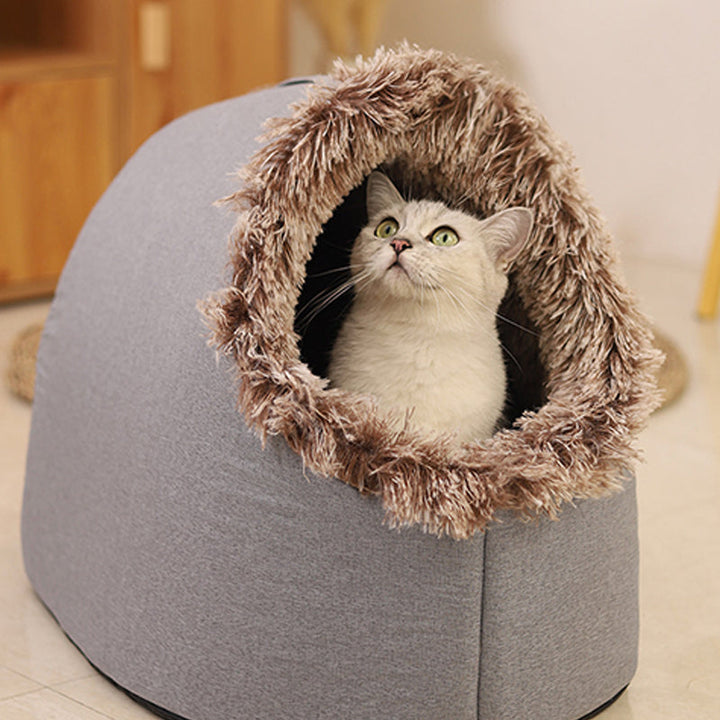 BowLift | CozyNest Animal Den Bed | Warm and comfortable hiding place for your furry friend