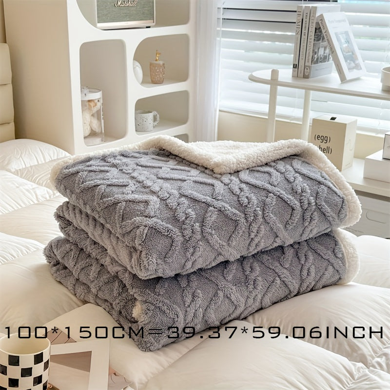 BowLift | Vintage Luxe Reversible Fleece Blanket - Essential for Winter