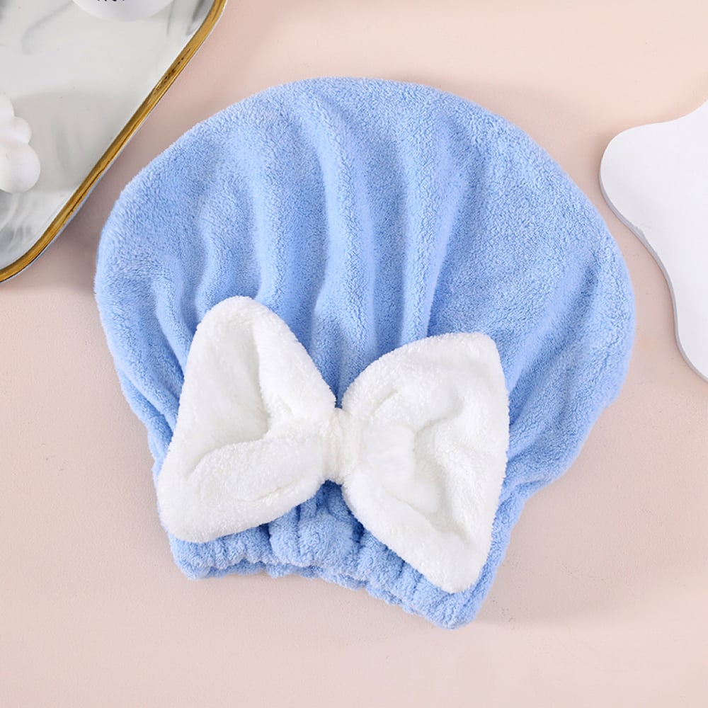 BowLift | Hair turban – super absorbent coral velvet for fast drying