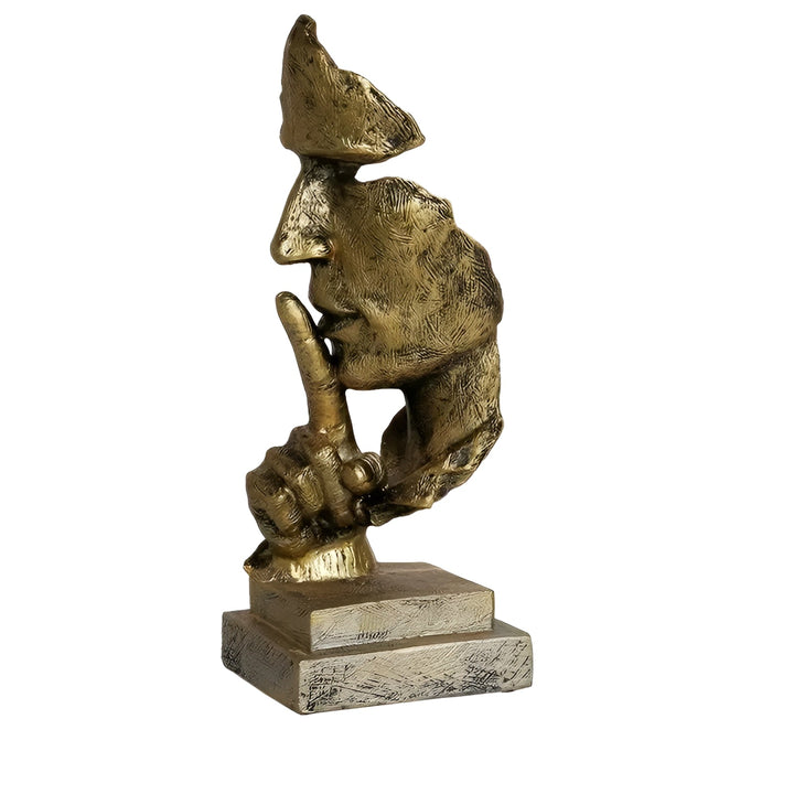 Abstract Thinker Sculpture – Modern Deco Figure made of Resin | Perfect for Living Room & Office | Bowlift
