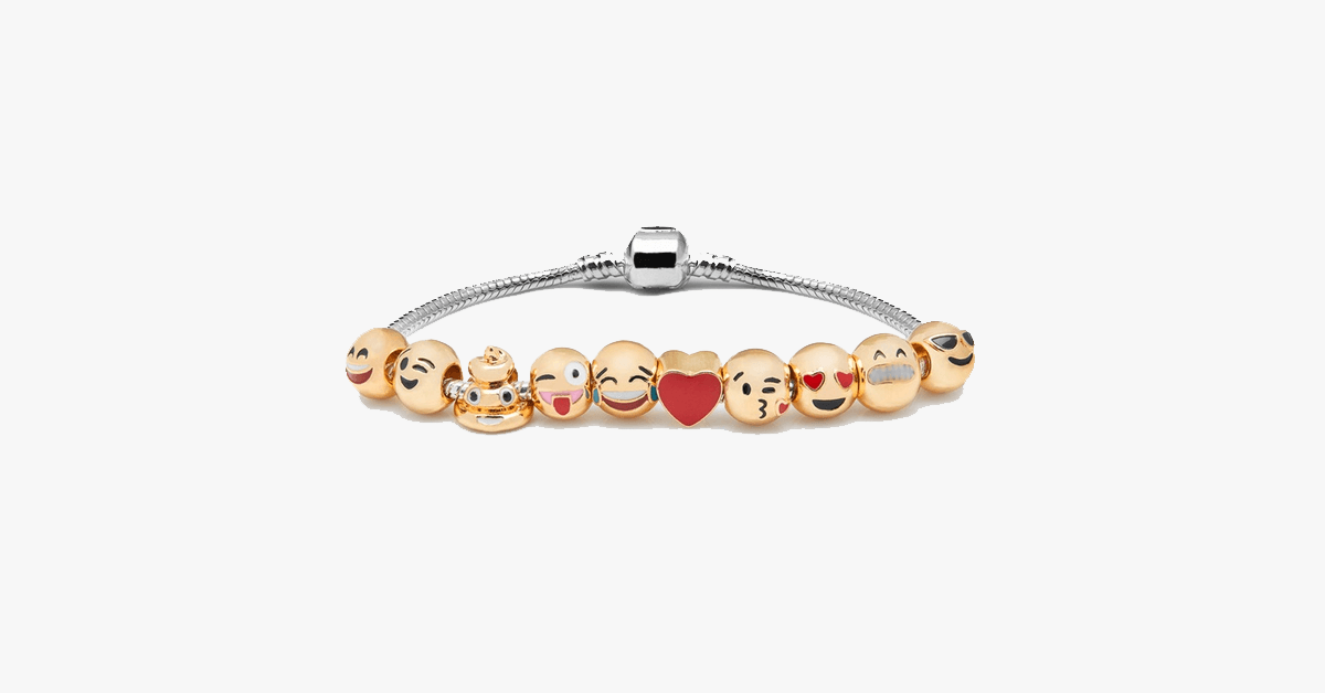 BowLift | Emoticon Bracelet - Expressive Charm Bracelet for Your Quirky Look
