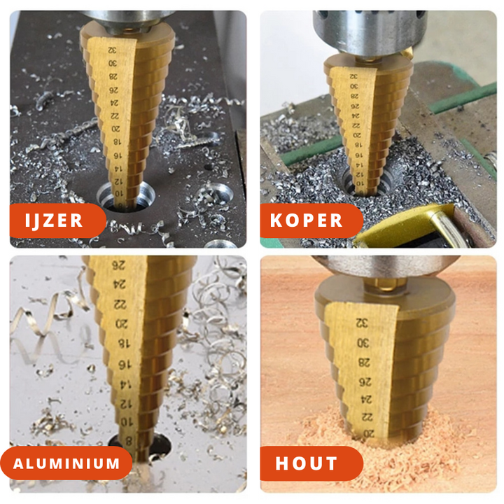 TitaniumPro Drill Set – Precision drill for Metal and Wood Bowlift