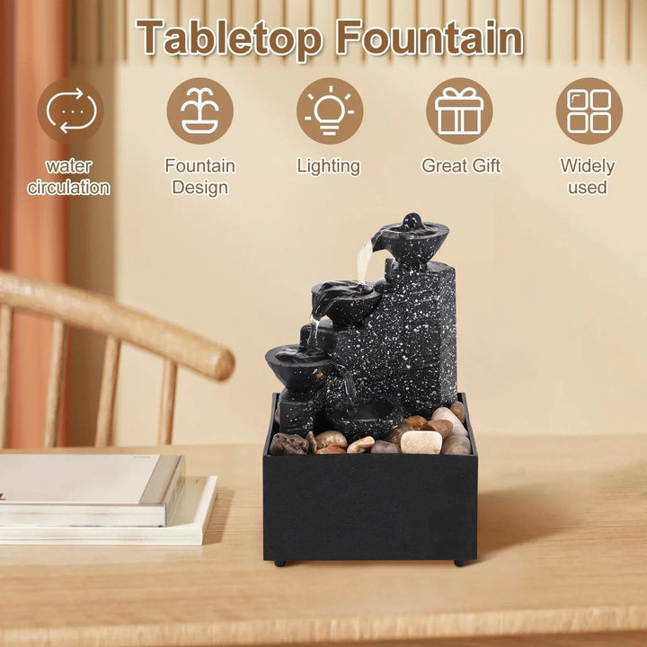 BowLift | RuheMoment LED Fountain – Soothing Atmosphere in Modern Form