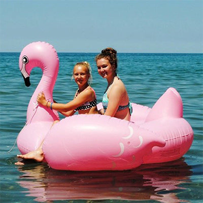 Unisex Inflatable Flamingo Pool Float Bowlift