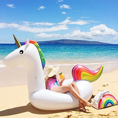 Ladies inflatable unicorn pool toy Bowlift