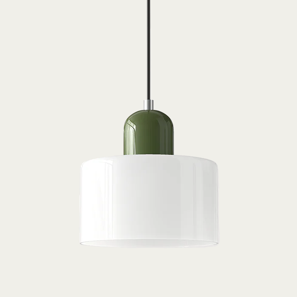 BowLift | Glass light in subtle colors of the kitchen