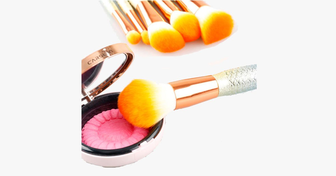 BowLift | Mermaid Dream Glam Brush Set - Perfect your makeup in a glamorous way