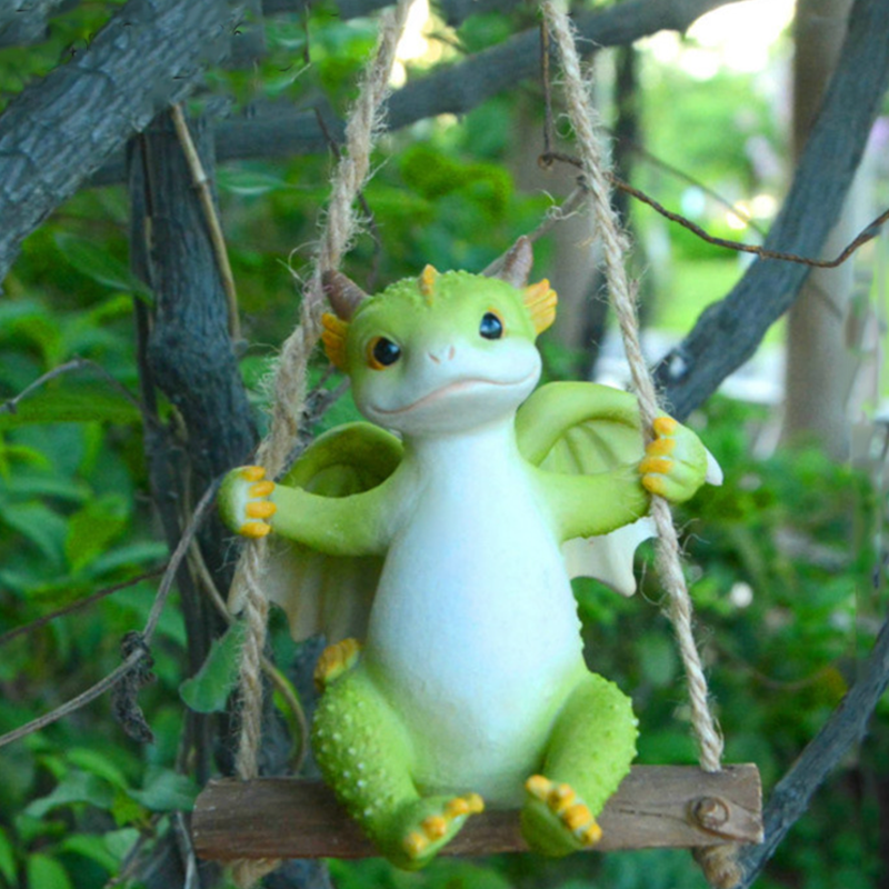 BowLift | Mini Cute Dragon Statue Decoration