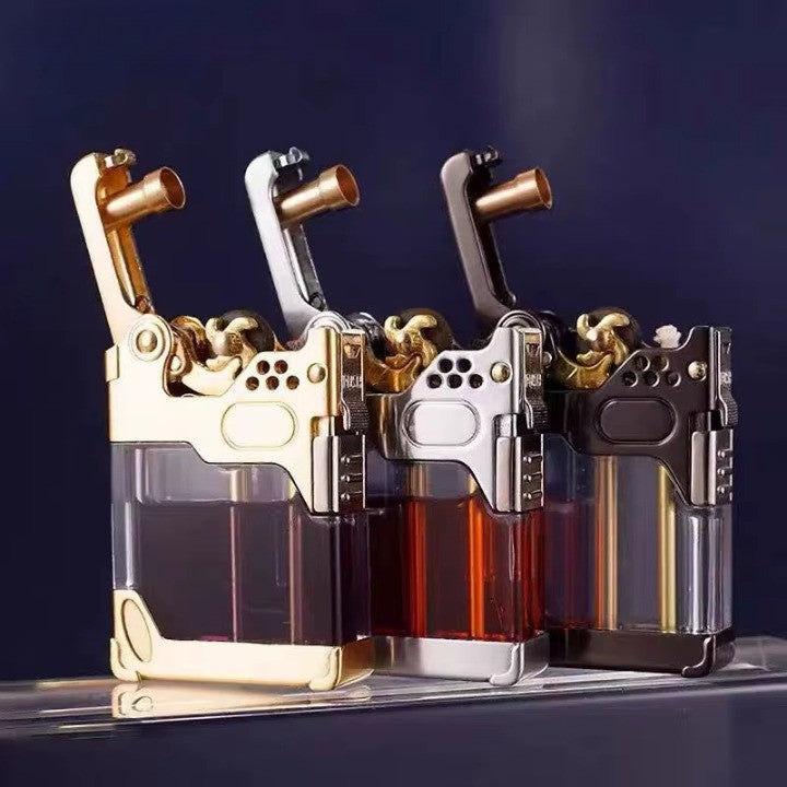 Clear Tank Metal Kerosene Lighter | Bowlift