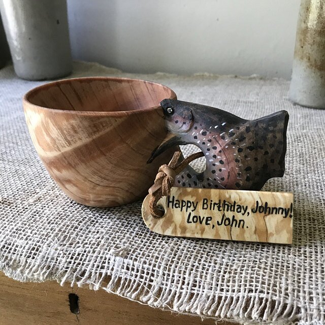 BowLift | Hand Carved Wooden Mug