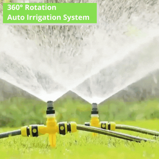 BowLift | 360° Garden Sprinkler with Ground Spike – Ideal for Permanent Installation in the Garden