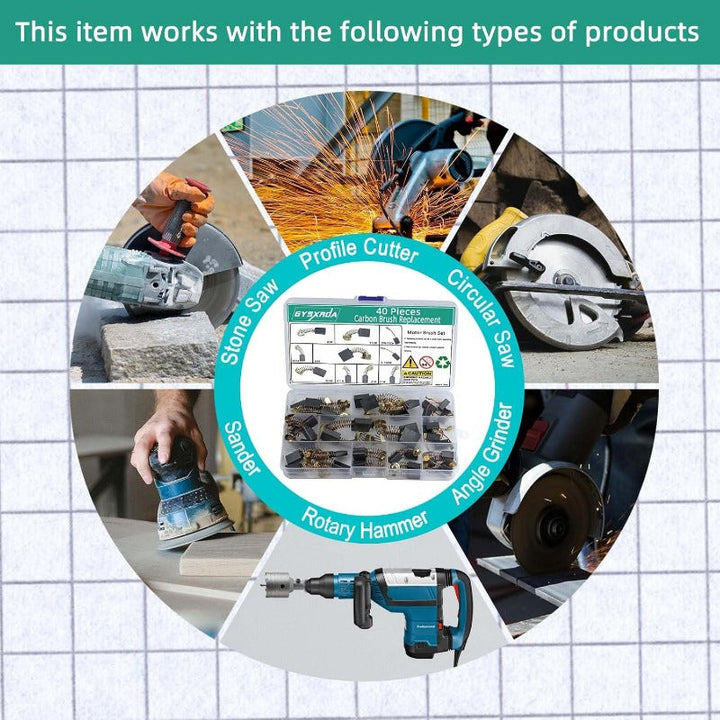 BowLift | Universal Carbon Brush Set for Power Tools