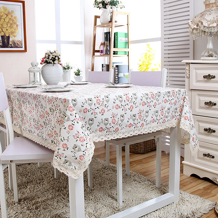 Floral Pattern Table Cloth