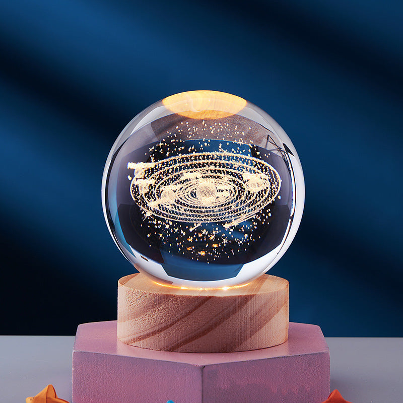 3D Crystal Ball Night Lamp Bowlift