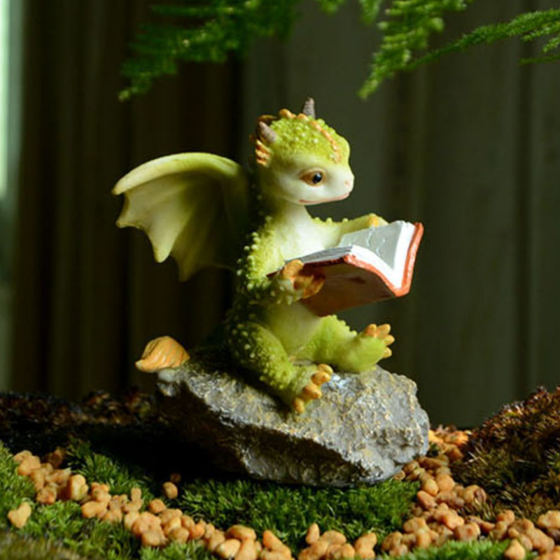 BowLift | Mini Cute Dragon Statue Decoration