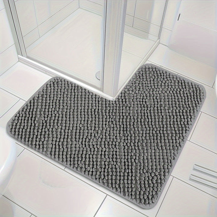 BowLift | Corner Bath Mat Lunava | L-Shape for Shower & Corner | Non-Slip & Soft | 40x40x80 cm