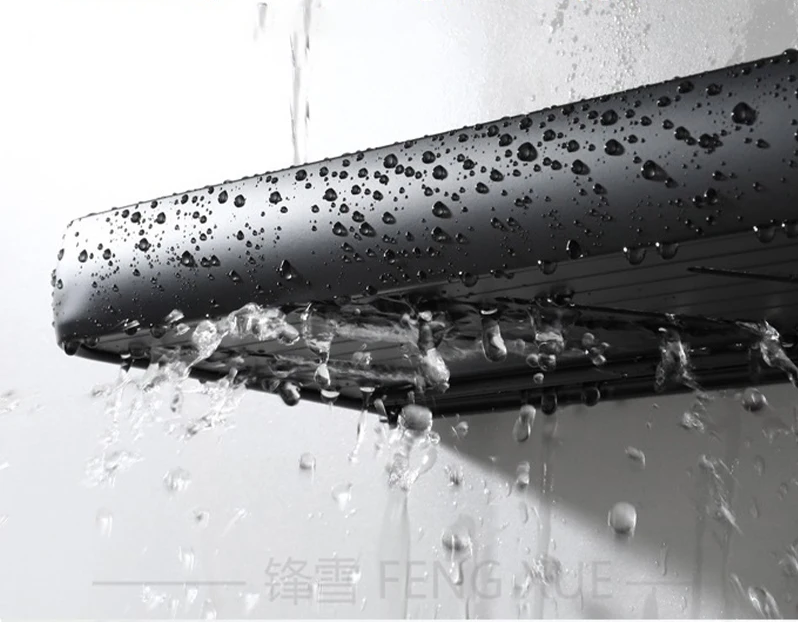 ALUMAX – Black Aluminum Corner Shelf without Drilling Bowlift