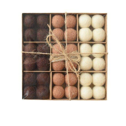 36pcs Wool Christmas Tree Balls Bowlift