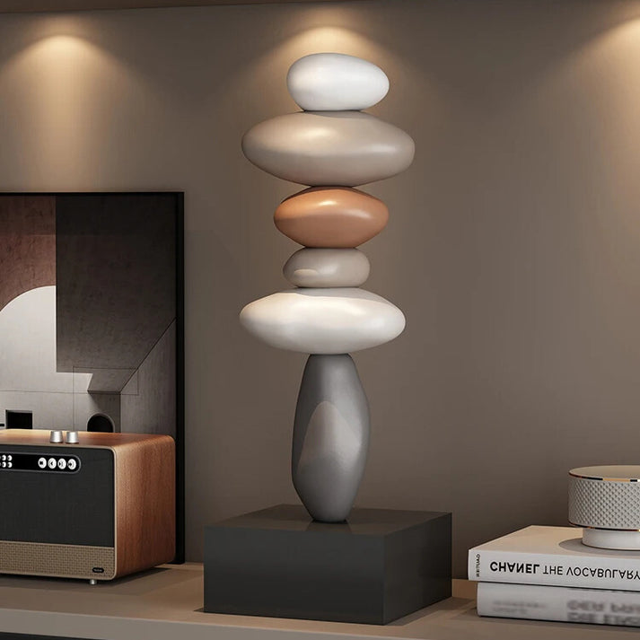 BowLift | StoneBalance - Modern stable stone sculpture