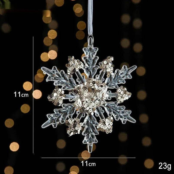 BowLift | Christmas Decorations Sequins Acrylic Transparent Pendant