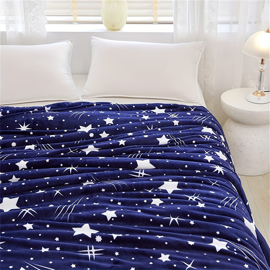 MeteorFleece – Soft Fleece Blanket with Meteor Pattern Bowlift