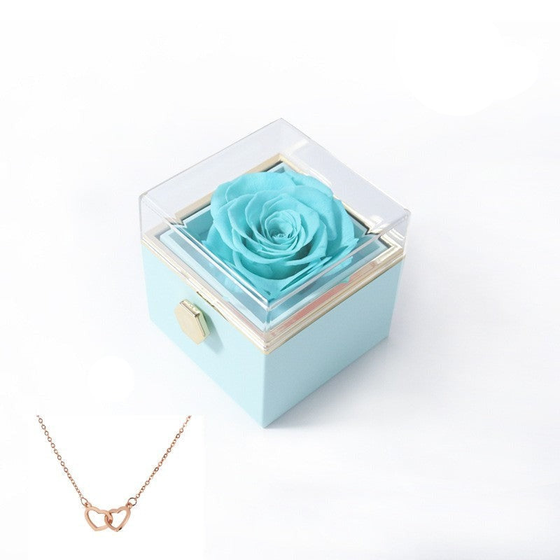 BowLift | 180° Rose Gift Box™ | With Engraved Love Necklace