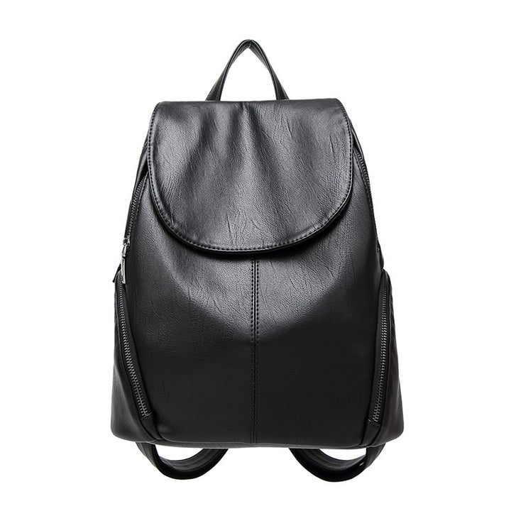 Functional Leather Backpack