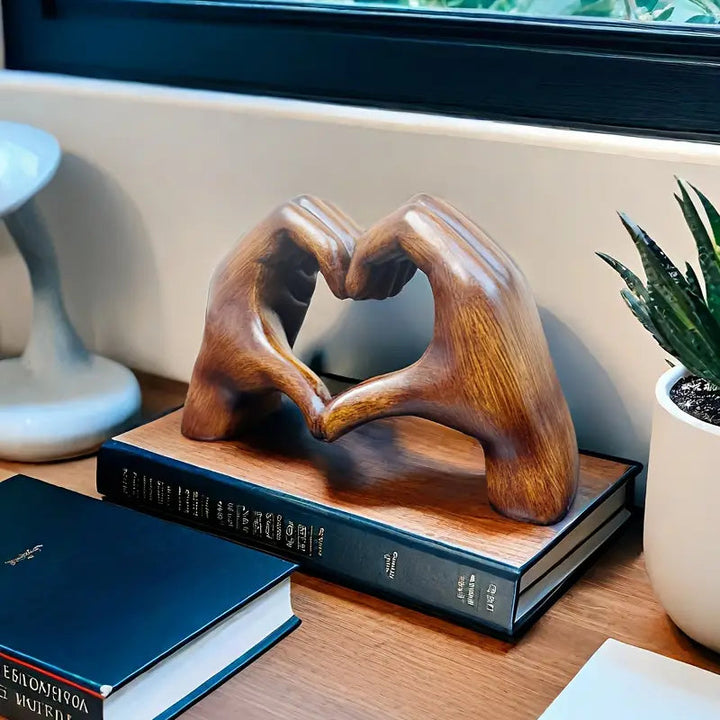 Lovenest Elegant Resin Sculpture - Symbol of Love and Devotion Bowlift