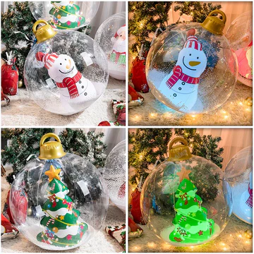 BowLift | Inflatable Outdoor Christmas Ball With Lights (LED)