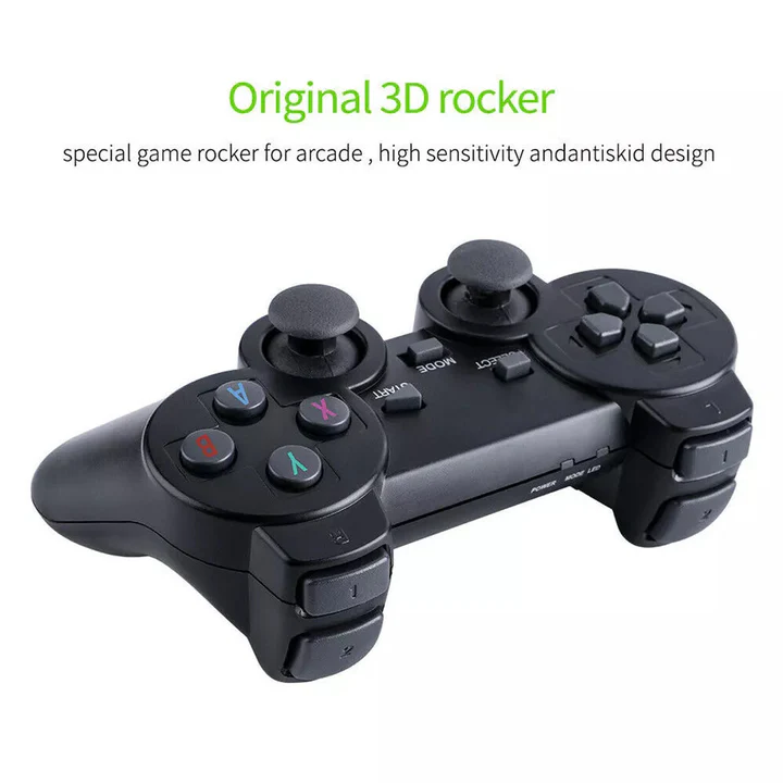 BowLift | HDMI 4K TV Game Stick Console | 64GB with 20,000+ Retro Games & 2 Wireless Gamepads