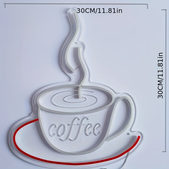 BowLift | LED Neon Coffee Mug Wall Light