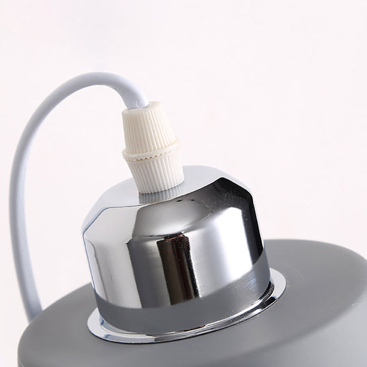 BowLift | Gray/White/Pink/Yellow/Blue/Green Cone Wall Lamp Minimalist Metal 1 Light Wall Mount Lamp for Nightstand