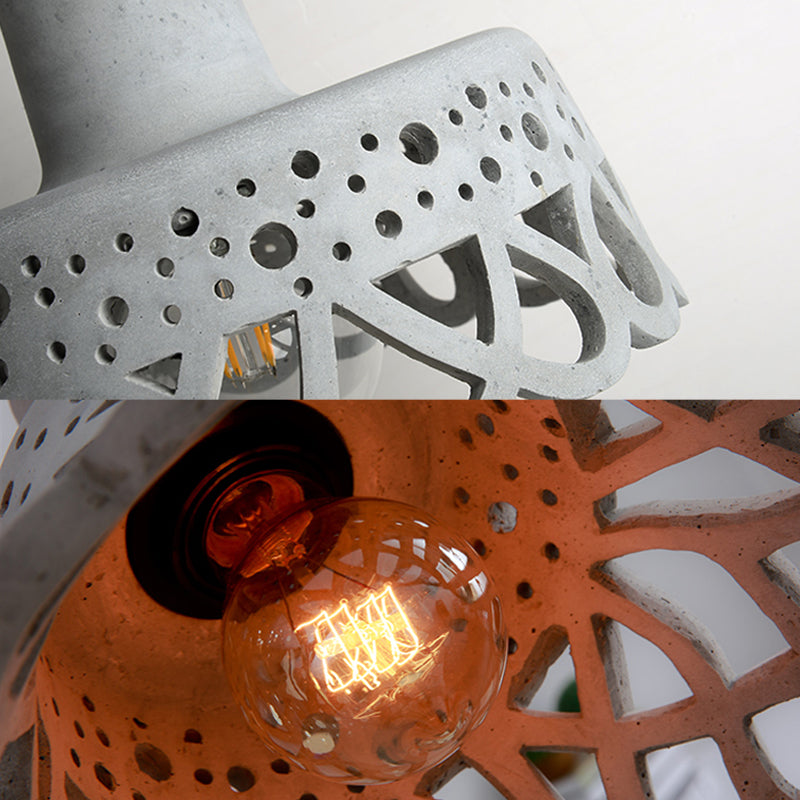 BowLift | 8.5"/9.5"/10" Width Goose Neck Wall Light Modernist Cement 1 Light Wall Mounted Fixture in Gray