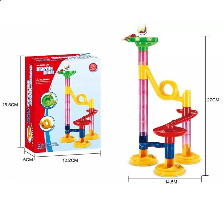 BowLift | Building Block Marble Run Pillars Playset