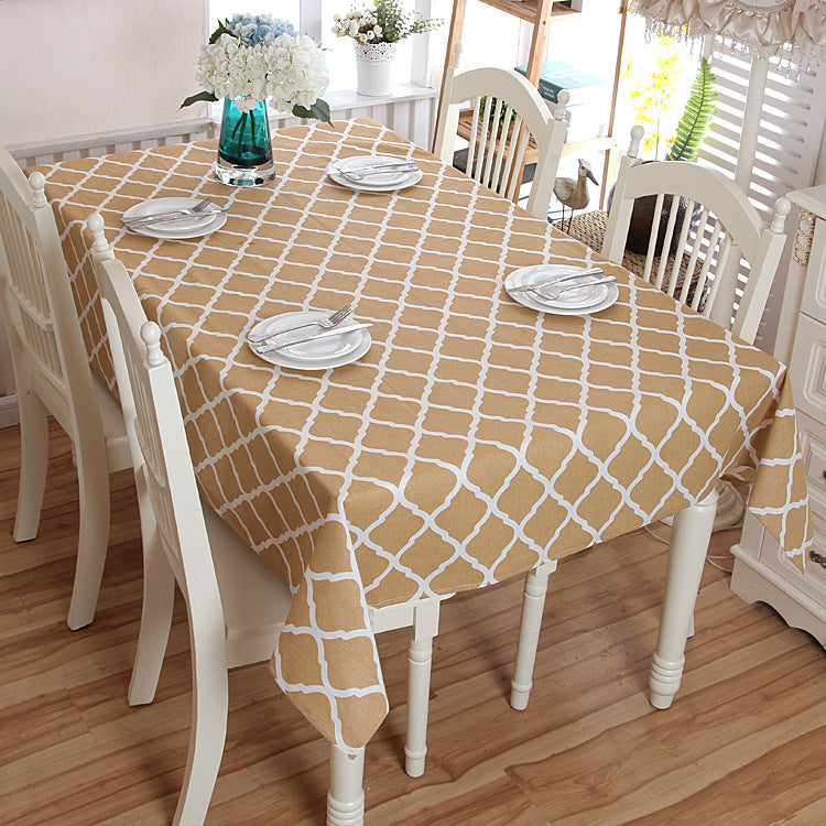 Modern Geometric Table Cover